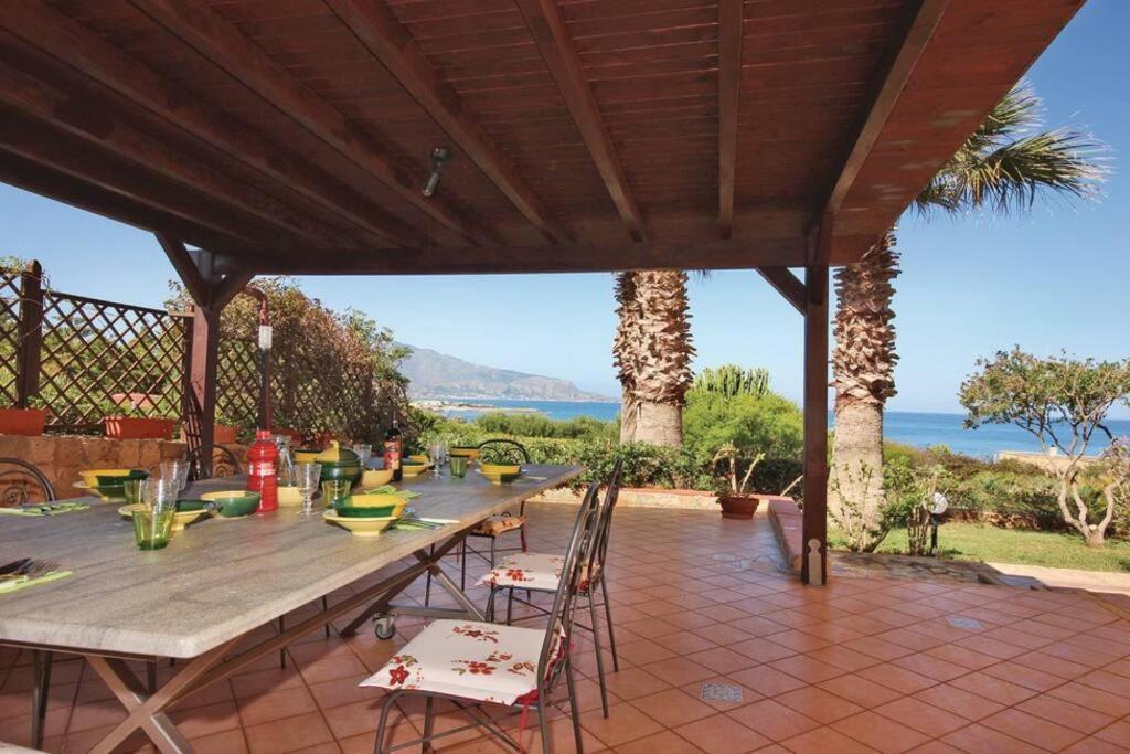 Villa Levante Vista Mare Cornino Custonaci Bagian luar foto
