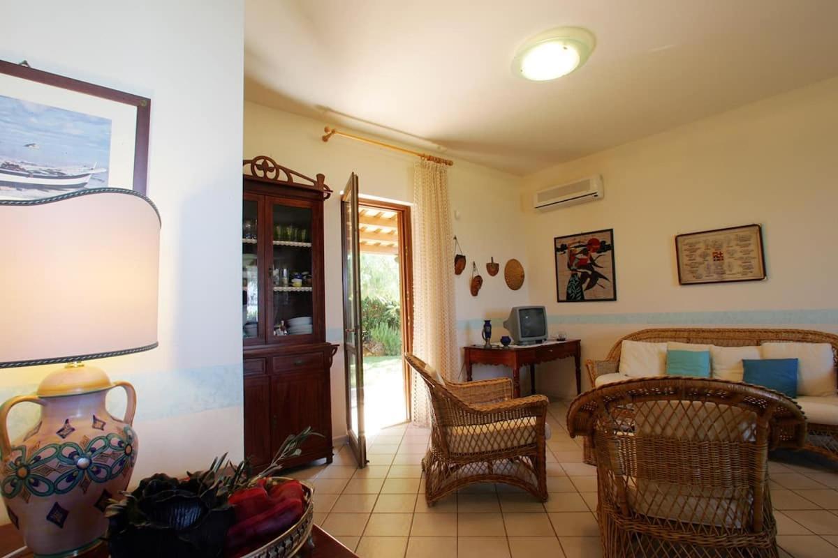 Villa Levante Vista Mare Cornino Custonaci Bagian luar foto